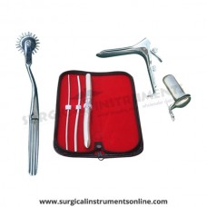 Hegar uterine dilator 3 pieces set,3-4, 5-6, 15-16, pinwheel, grave large, collin large